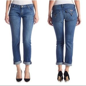 Host Pick Hudson Jeans Jax Boyfriend Medium Wash Skinny Jean Distressed Denim